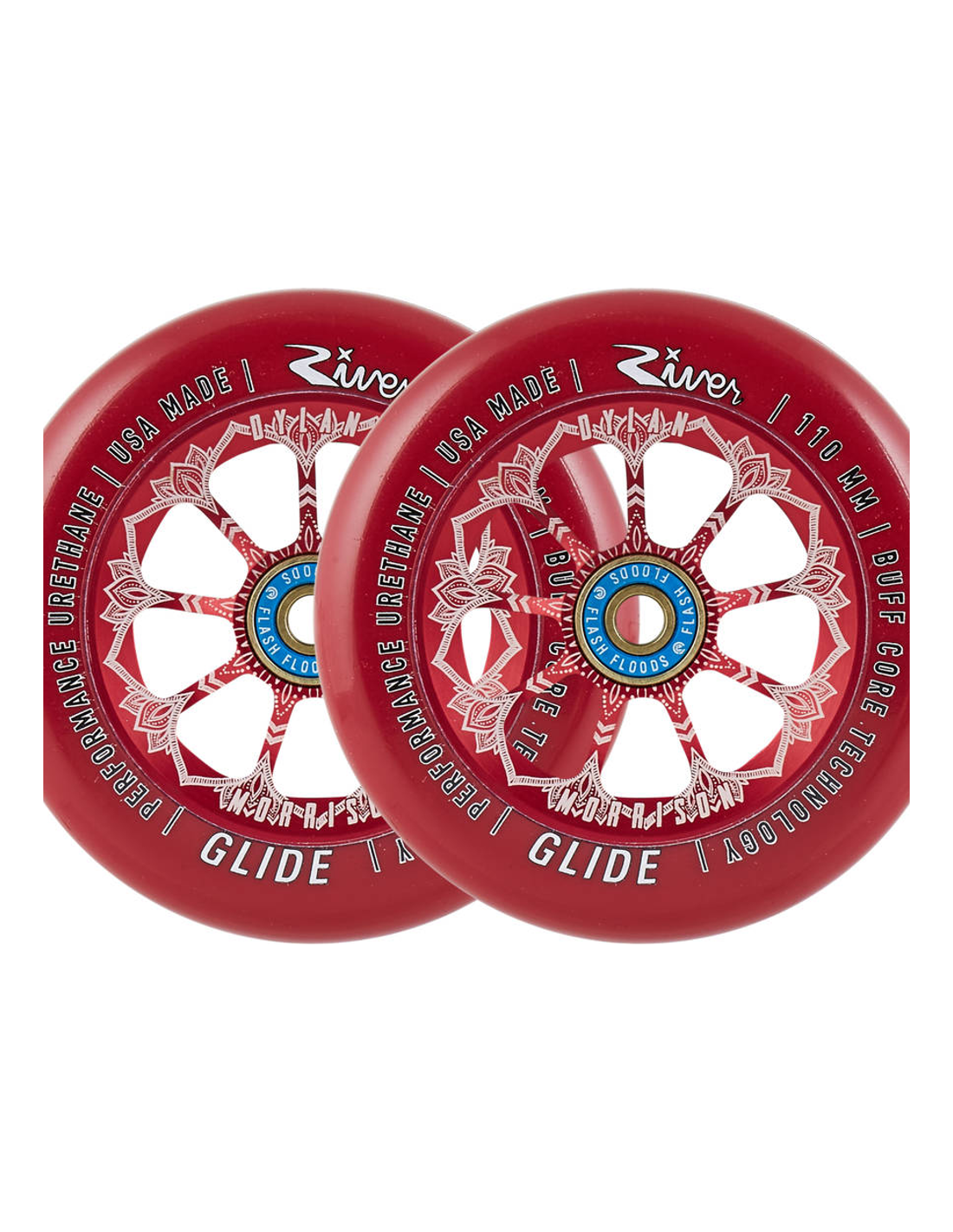 RIVER GLIDE WHEELS BLOODY RED DYLAN MORRISON SIGNATURE
