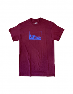 UNDIALED BURGANDY PERSPECTIVE T-SHIRT