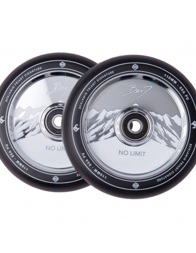 STRIKER BENJ NO LIMIT 2 WHEEL PACK BLACK CHROME