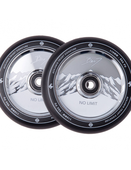 STRIKER BENJ NO LIMIT 2 WHEEL PACK BLACK CHROME
