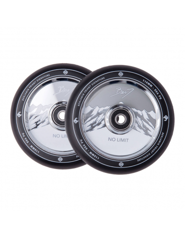 STRIKER BENJ NO LIMIT 2 WHEEL PACK BLACK CHROME