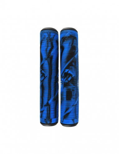 STRIKER THICK LOGO GRIPS BLACK AND BLUE