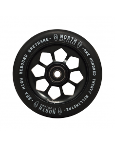 NORTH PENTAGON 120MM WHEEL BLACK