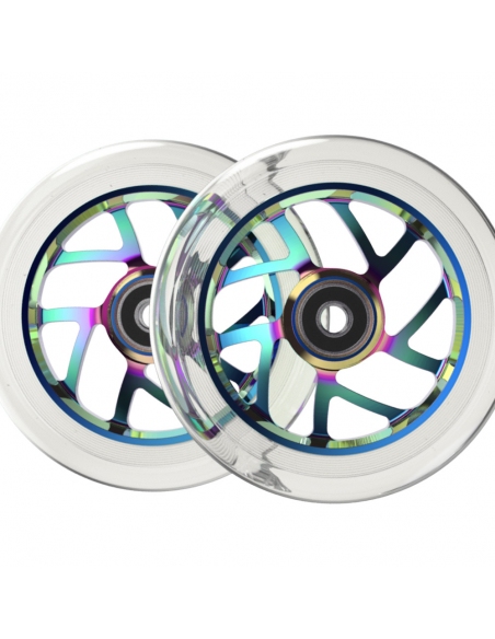 FUZION FLIGHT 110 WHEELS NEOCHROME CLEAR