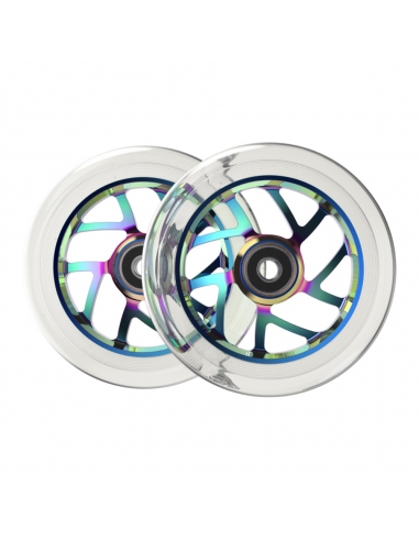 FUZION FLIGHT 110 WHEELS NEOCHROME CLEAR