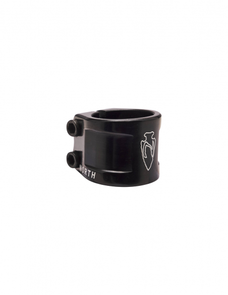 NORTH AXE V2 DOUBLE CLAMP BLACK