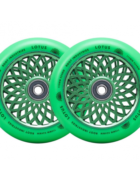 ROOT INDUSTRIES LOTUS 110 WHEELS RADIANT GREEN