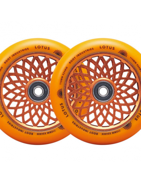 ROOT INDUSTRIES LOTUS 110 WHEELS RADIANT ORANGE