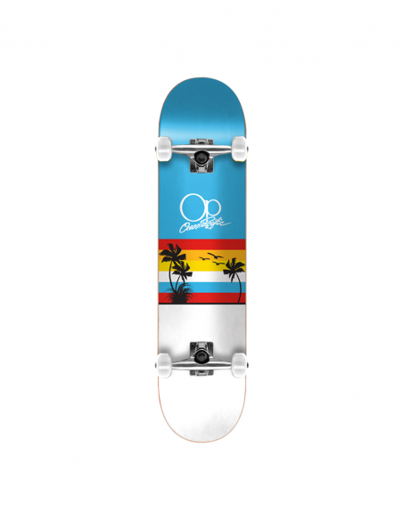 OCEAN PACIFIC SUNSET SKATEBOARD 8.25 BLUE