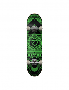 SKATEBOARD BLUEPRINT HOME HEART 8 ΠΡΑΣΙ
