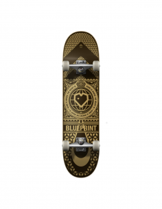 SKATEBOARD BLUEPRINT HOME HEART V2 8 ΜΑΥΡΟ